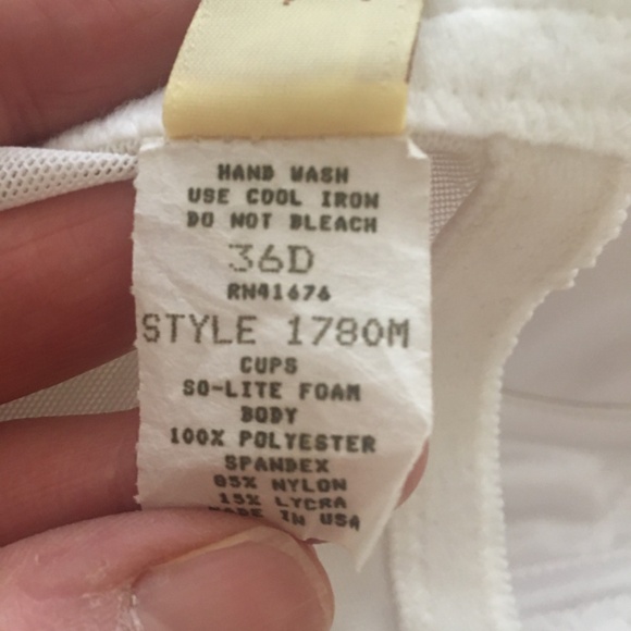 EMPIRE INTIMATES White Corset with Hook and Eye Closure  36D - Picture 6 of 6